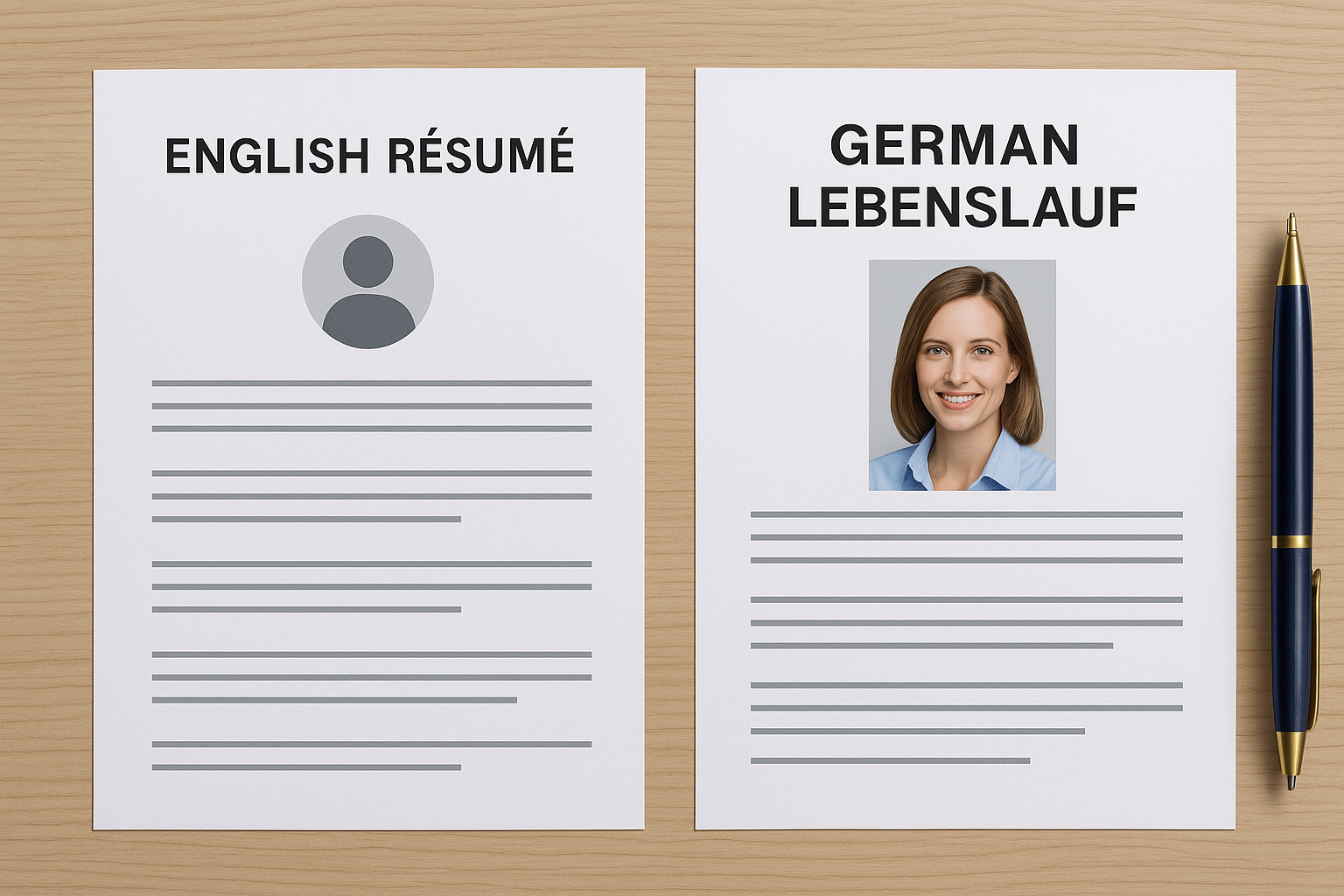 تفاوت رزومه انگلیسی و آلمانی